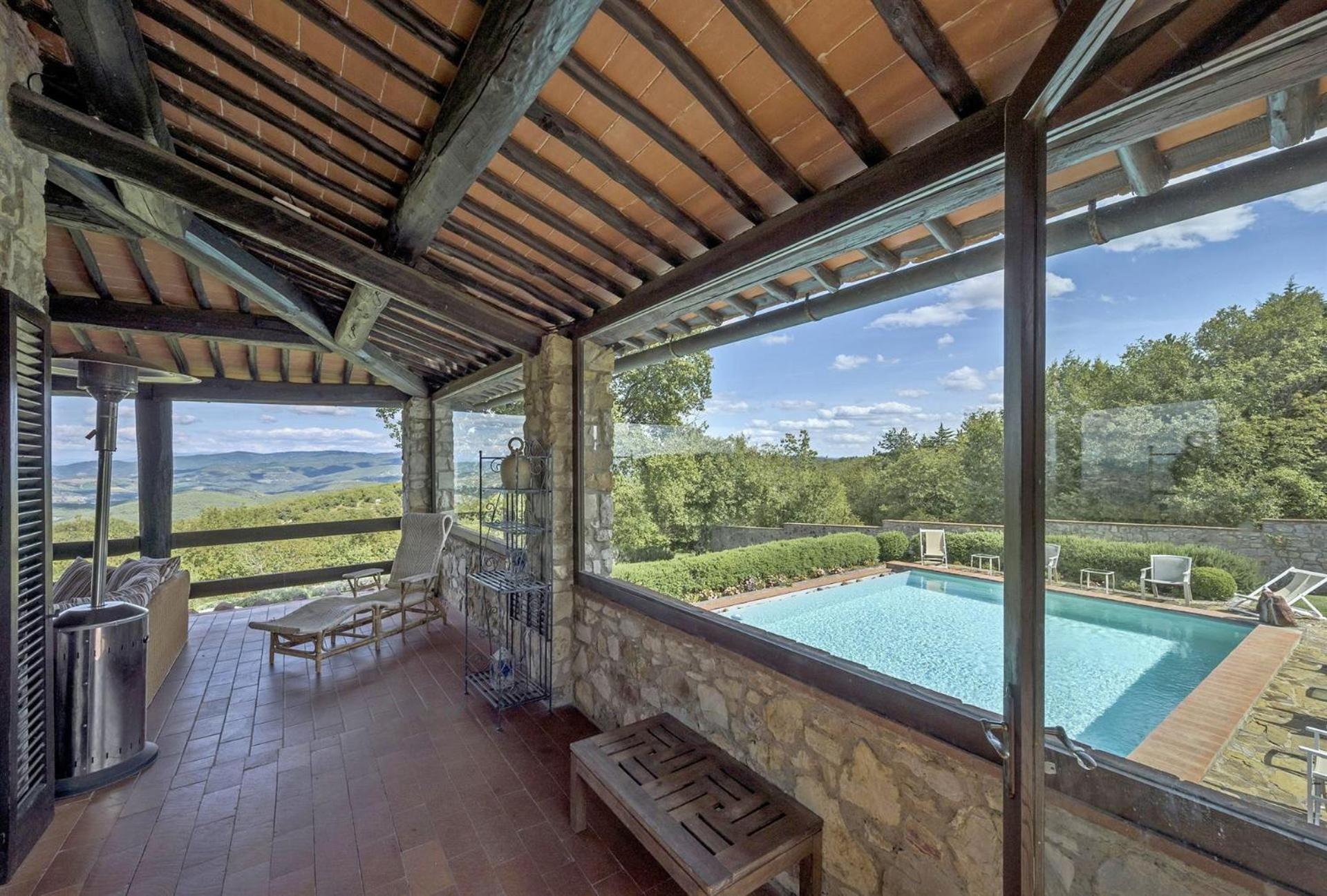 Villa Casale Cipressi Castellina in Chianti Esterno foto