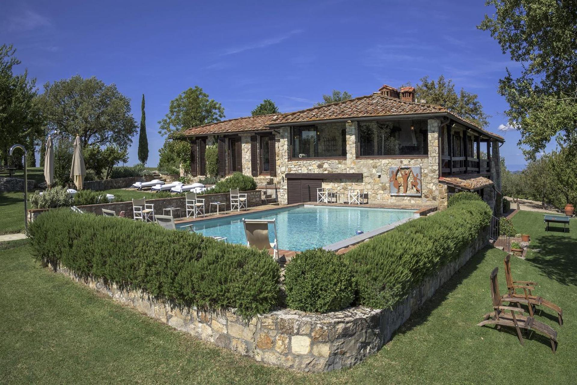 Villa Casale Cipressi Castellina in Chianti Esterno foto