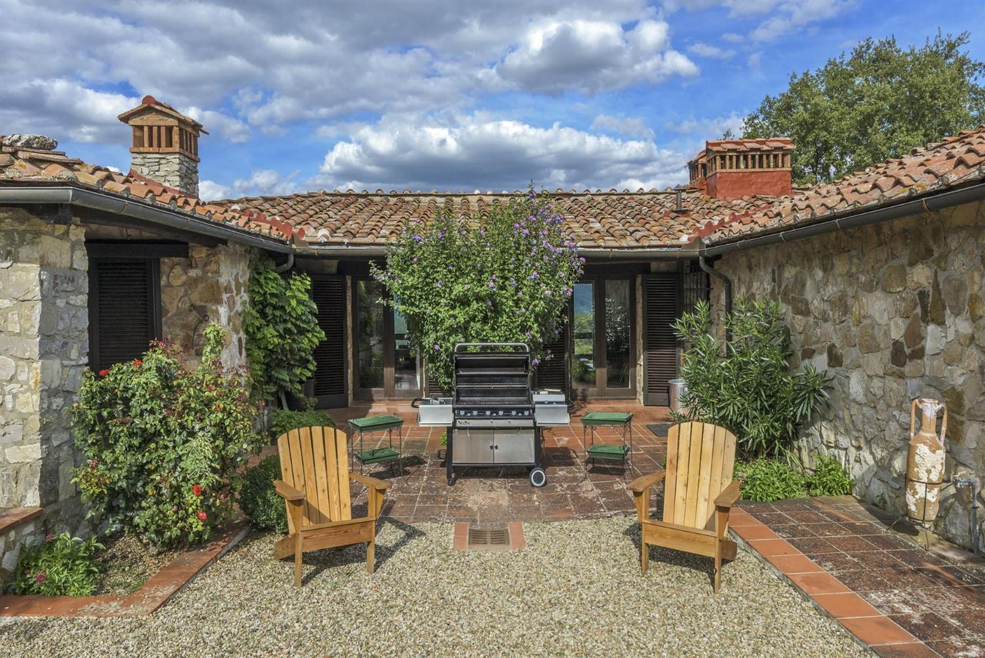 Villa Casale Cipressi Castellina in Chianti Esterno foto