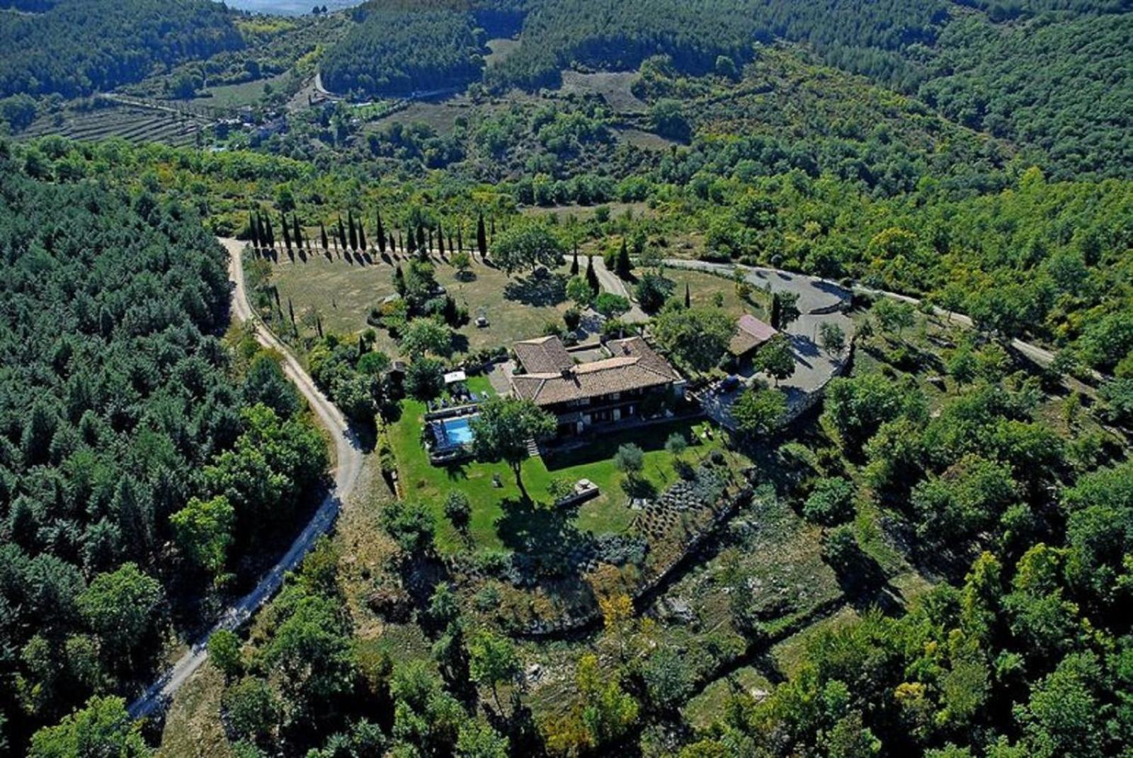 Villa Casale Cipressi Castellina in Chianti Esterno foto