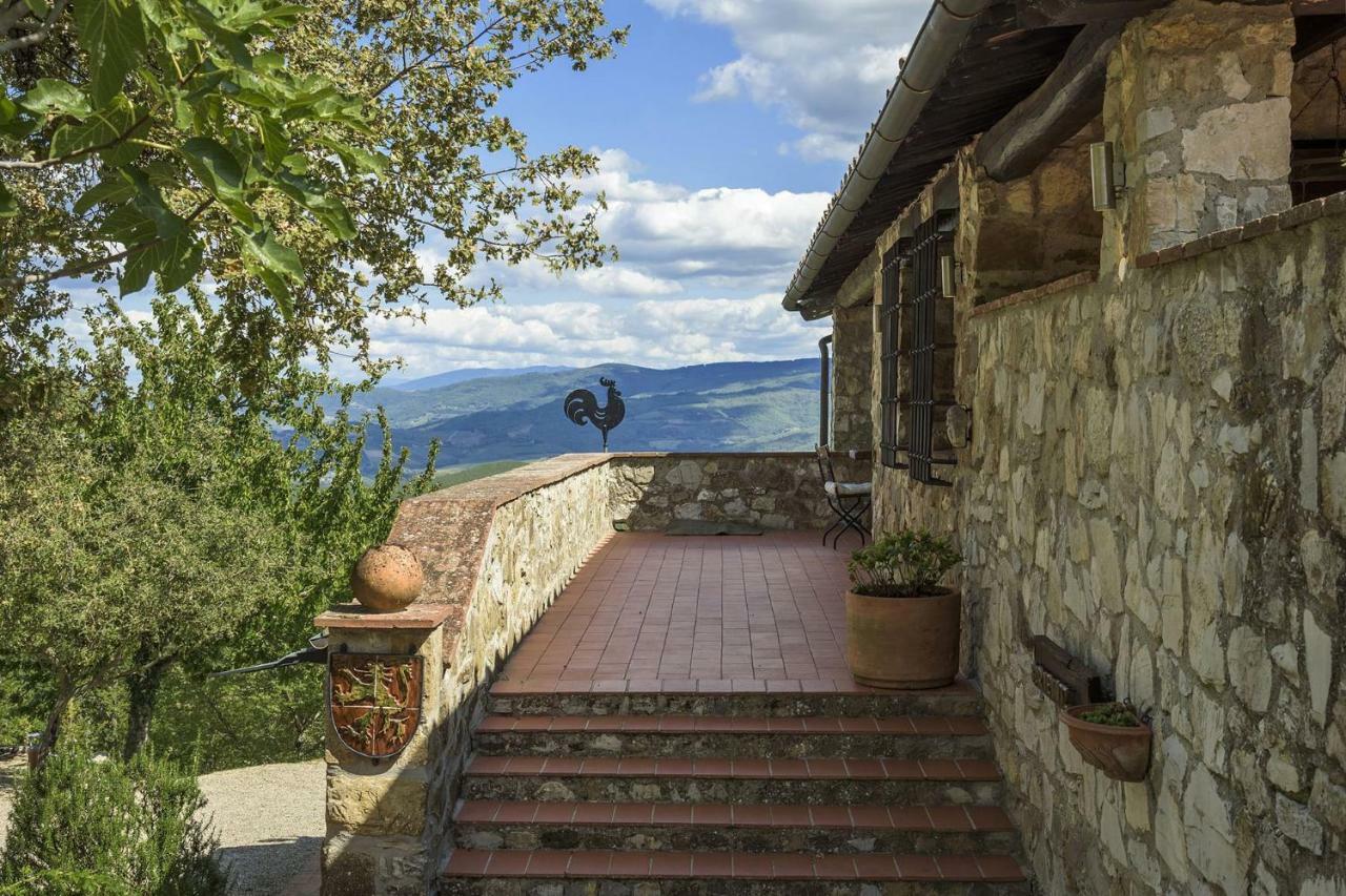 Villa Casale Cipressi Castellina in Chianti Esterno foto