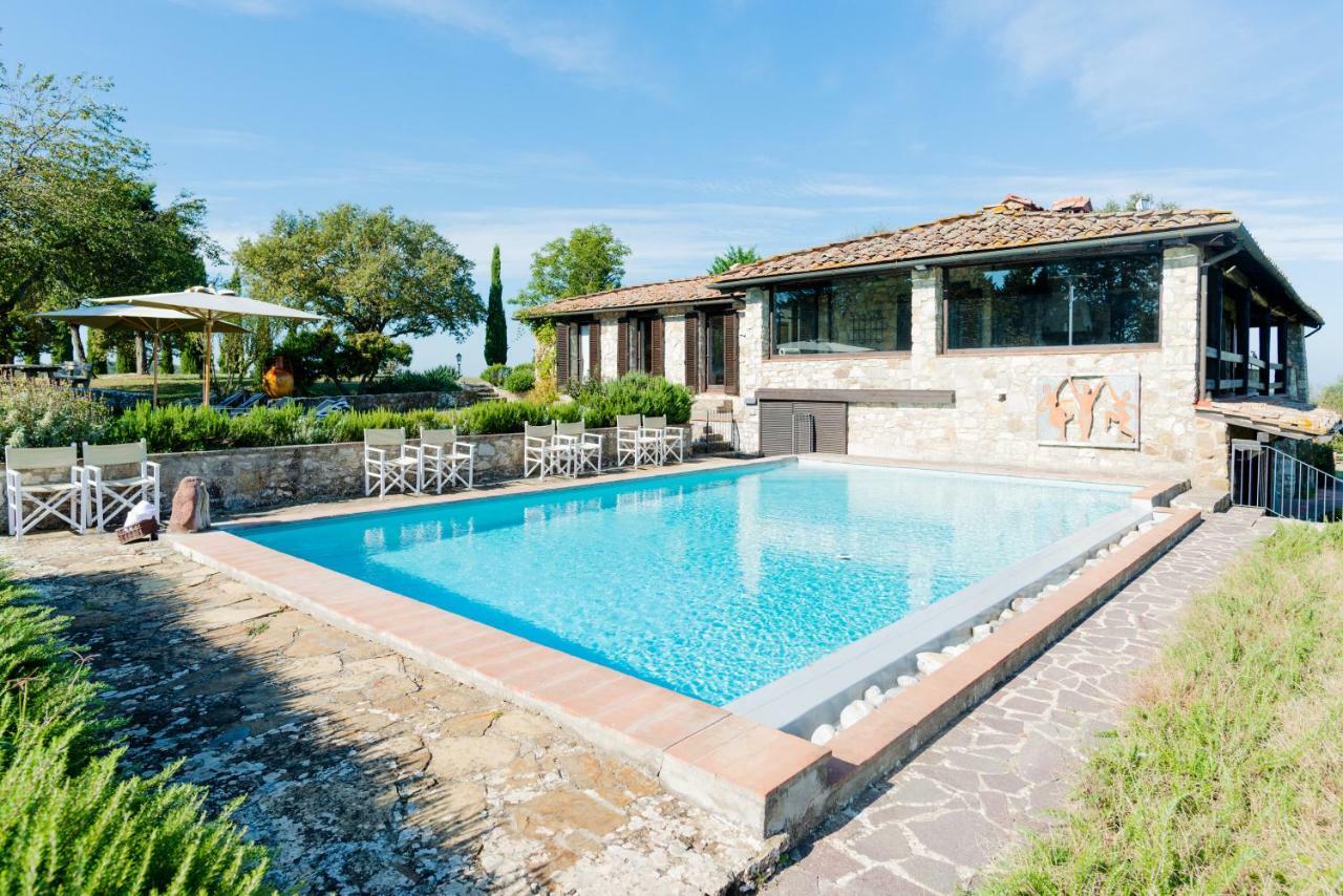 Villa Casale Cipressi Castellina in Chianti Esterno foto