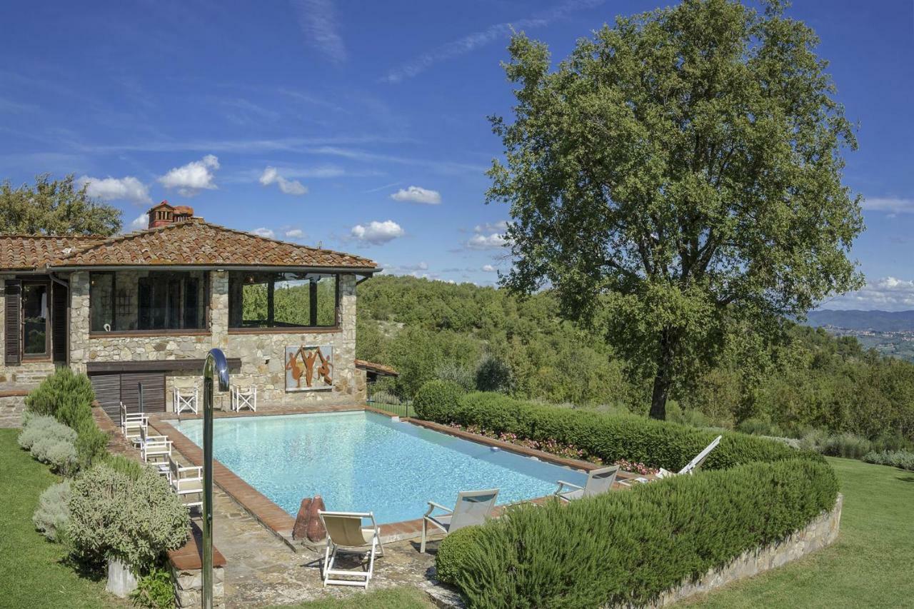Villa Casale Cipressi Castellina in Chianti Esterno foto