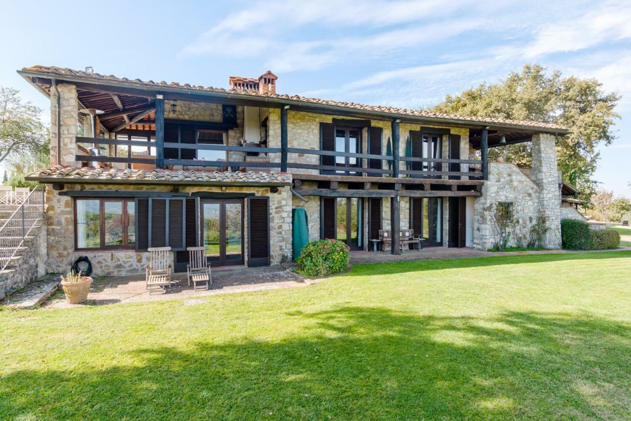Villa Casale Cipressi Castellina in Chianti Esterno foto