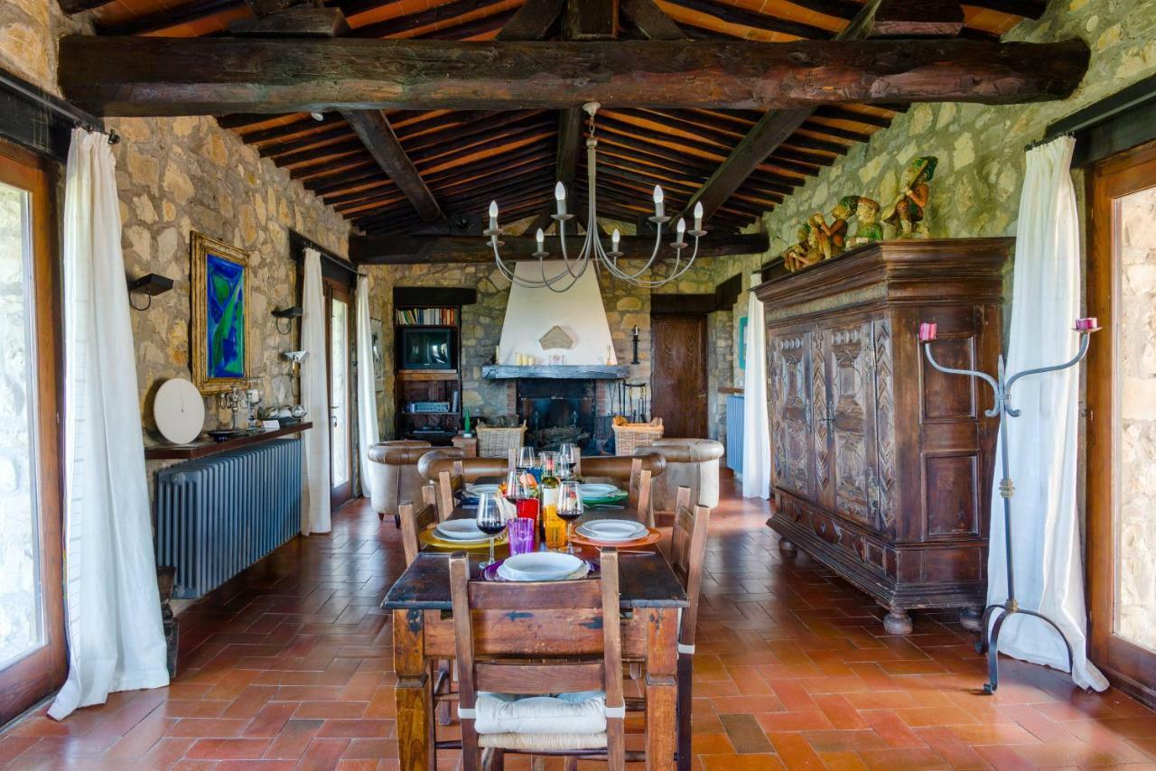 Villa Casale Cipressi Castellina in Chianti Esterno foto